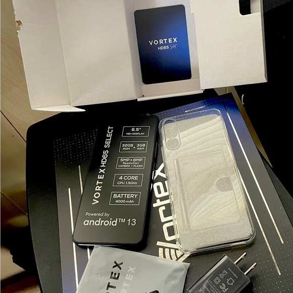 Vortex Cellular HD65 Select - 32GB - Black Smartphone - Picture 1 of 6